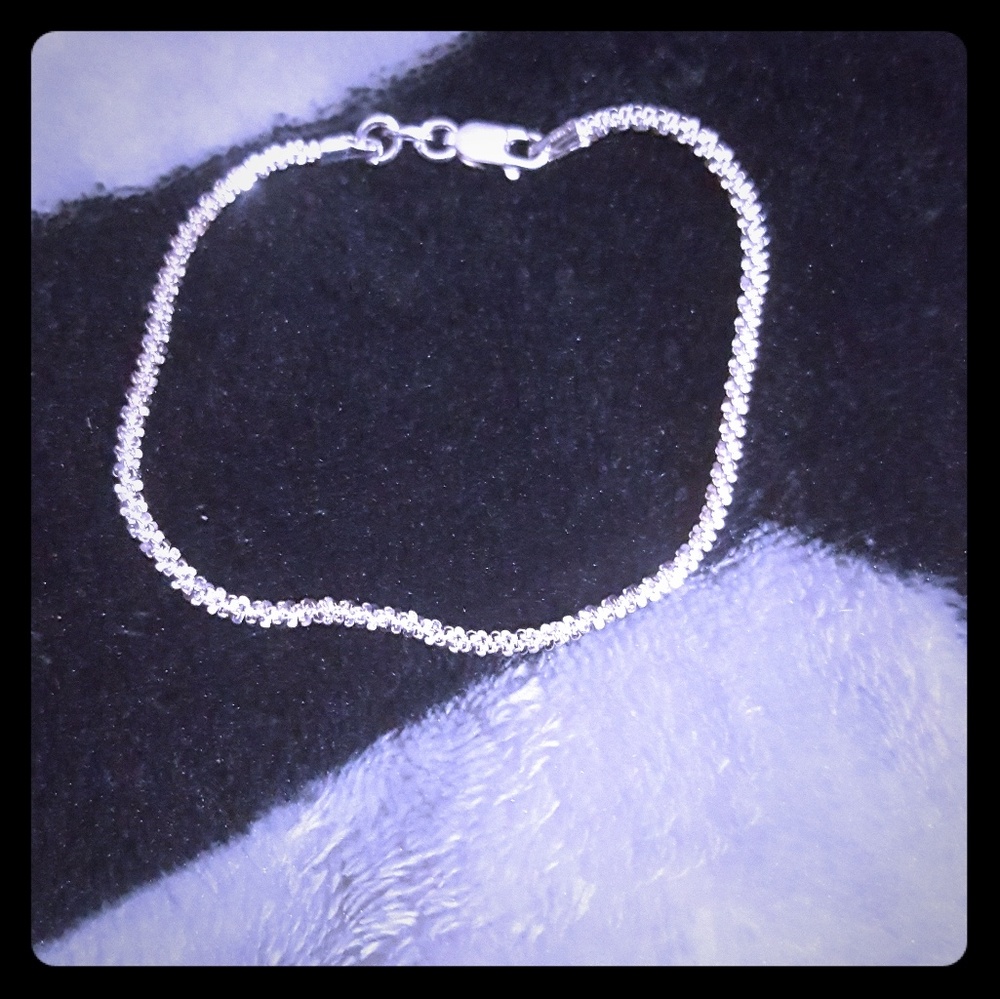 Italian silver braclet
